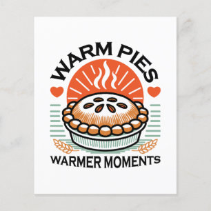 Warm Pies Warmer Moments – Cosy Autumn Design Flyer