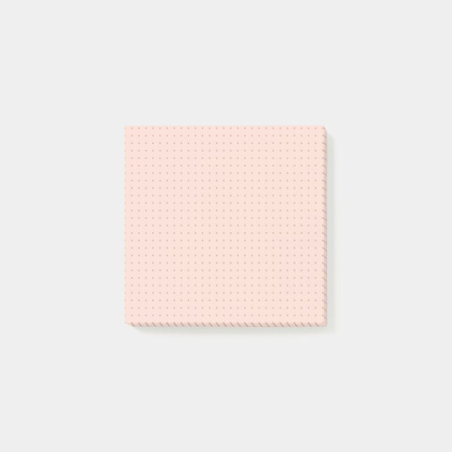Warm Pink Darker Dot Grid Notes (Front)