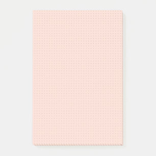 Warm Pink Dot Grid Darker Notes
