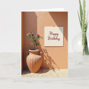 Warm Planter Birthday Card