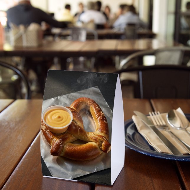 Warm Pretzels & Cheese Table Tent (Insitu(Restaurant))