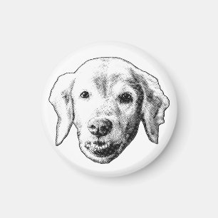 Warm Pup Charm Magnet