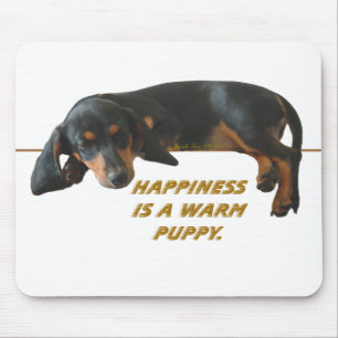 Warm Puppy Happiness Mouser Pad Mouse Pad