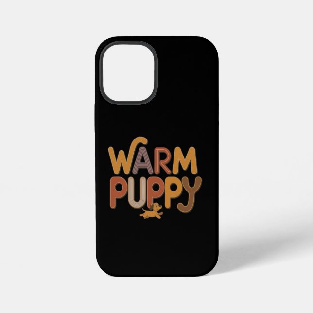 warm puppy iPhone case (Back)