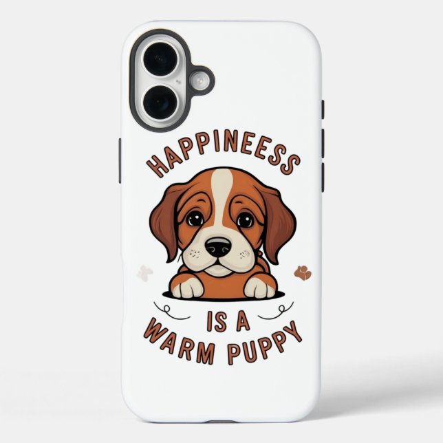 Warm Puppy Joy Case-Mate iPhone Case (Back)