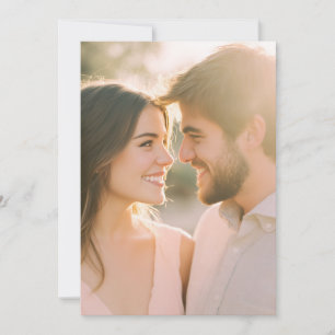 Warm Romantic Photo Invitation