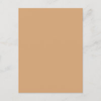 Warm Sand Custom Postcard – Elegant & Minimalist