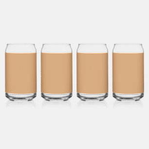 Warm Sand Drinkware Set (4 Glasses) Can Glass