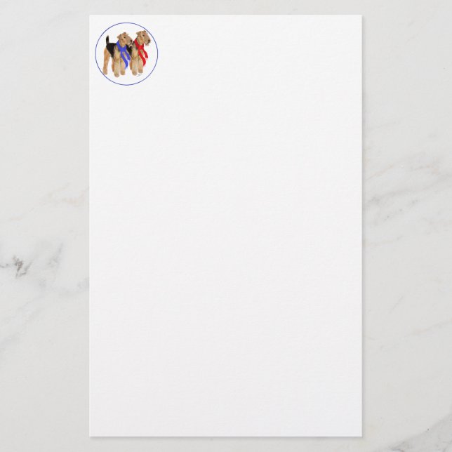 Warm Scarves Stationery (Front)