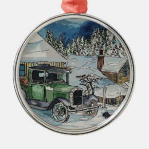 Warm Seat Metal Ornament
