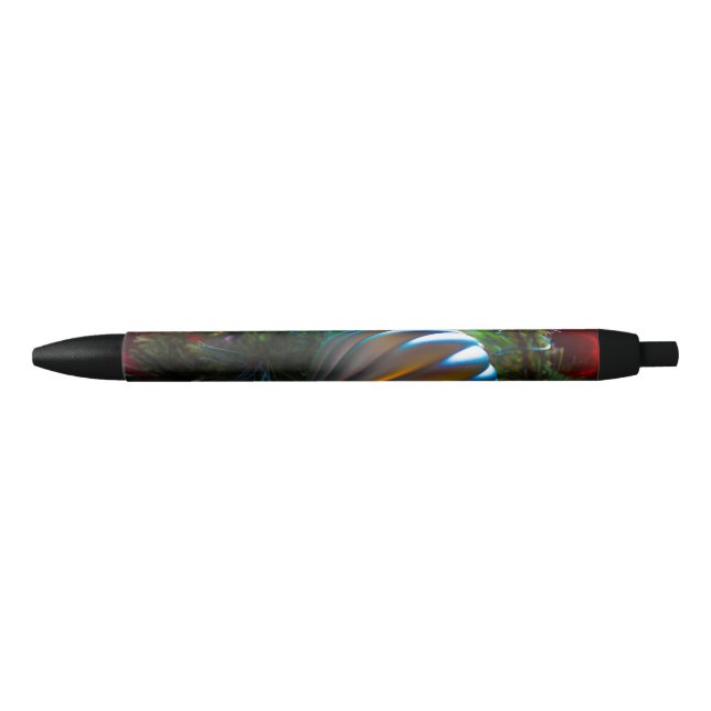 Warm Silver Black Ink Pen (Front)