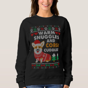 Warm Snuggles And Corgi Cuddles Ugly Sweater Chris