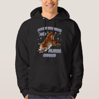 Warm Snuggles And Puppy Pitbull Cuddles Dog Christ Hoodie