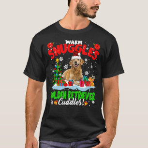 Warm Snuggles Golden Retriever Cuddles T-Shirt