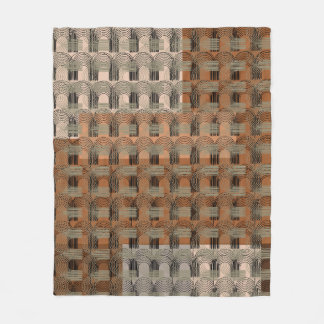 "Warm Spectrum" cover Fleece Blanket