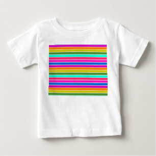 Warm Spring Stripes  Baby T-Shirt