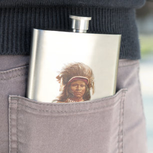 Warm Springs Chief: Agate Arrowpoint Hip Flask