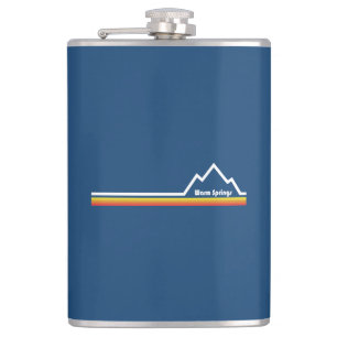 Warm Springs West Virginia Hip Flask