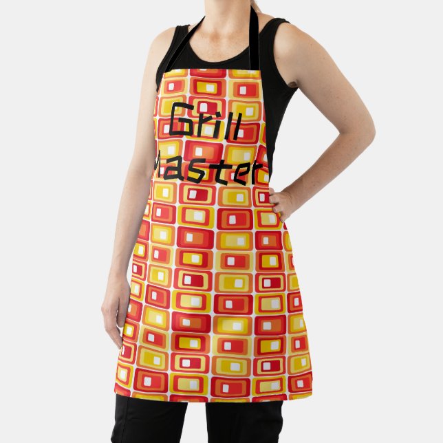 Warm Stacked Rectangles  Apron (Insitu)