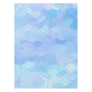  Warm, Subtle Jewish Holiday Stars on Wispy Blues  Tablecloth