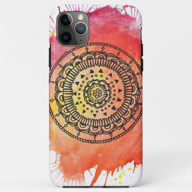 Warm Sun Mandala By Megaflora Case-Mate iPhone Case (Back)