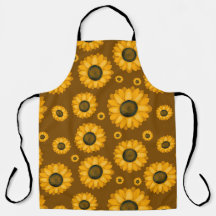 Warm Sunflower Kitchen Pattern