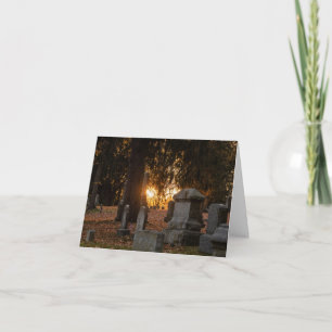 Warm Sunset Card
