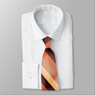 Warm Sunset Stripe Tie
