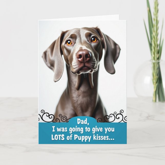 Warm Taupe Fathers Day Card (Front)
