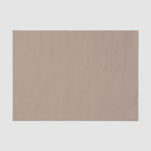Warm Taupe Light Brown Neutral Solid Colour Tissue Paper