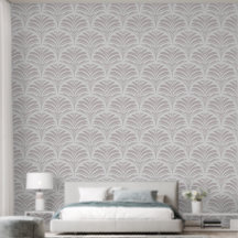 Warm Taupe Minimalist Art Deco Peel and Stick