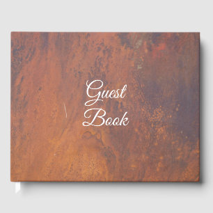Warm Texture Guest Book