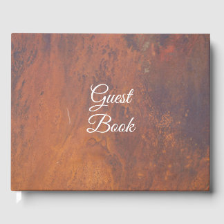 Warm Texture Guest Book