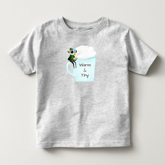 Warm & Tiny Eclipse The Tiny Dragon Cocoa Shirt (Front)