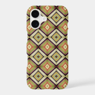 Warm Tones Groovy Geometric