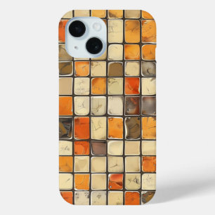 Warm Tones Retro Mosaic Phone Case