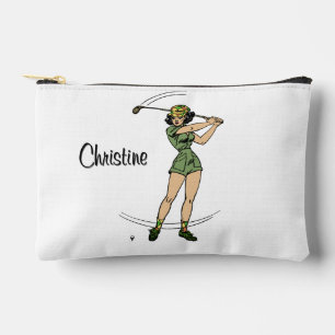 Warm Up for Golfing Personal Lady Golfer Accessory Pouch