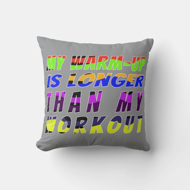 Warm-Up Wins Cushion (Front)