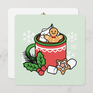 Warm Up with Snow Fall Cocoa Calls - Winter Drink Invitation