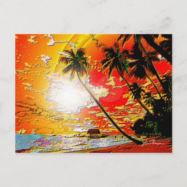 Warm Water Paradise Post Card (Front)