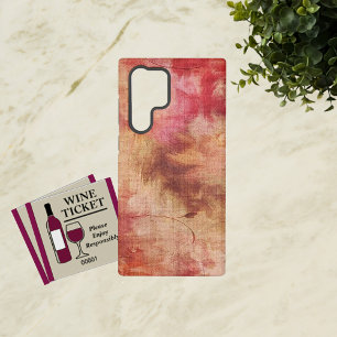 Warm Watercolor Flowers Samsung Galaxy Case