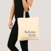 Warm Welcome - Welcome/Out of Town Tote Bag (Front (Product))