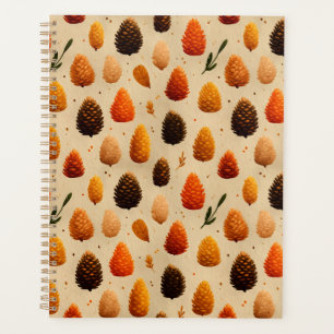 Warm Winter Pinecones Pattern Planner