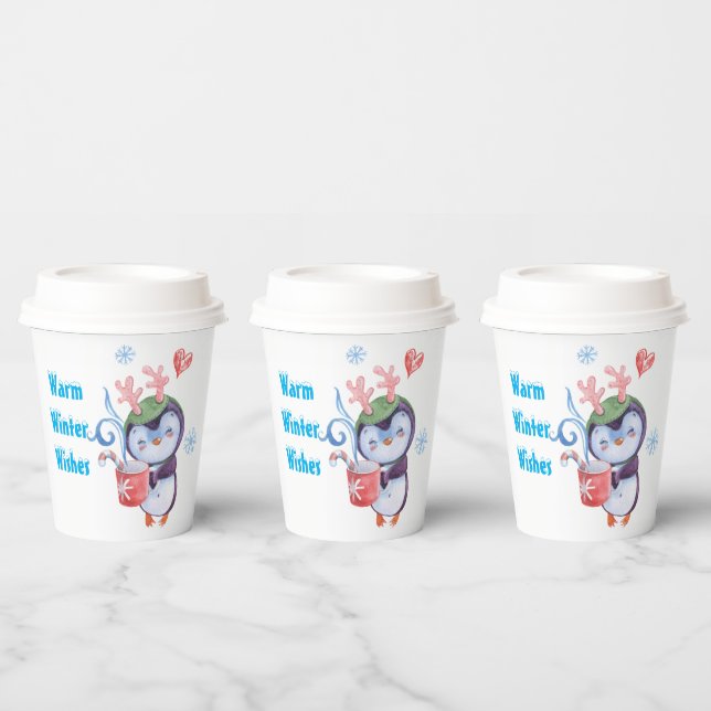 Warm Winter Wishes Paper cup (Multi)