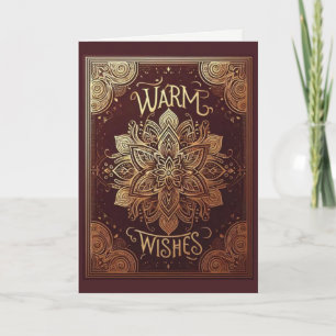 Warm Wishes Bhai Duj Holiday Card