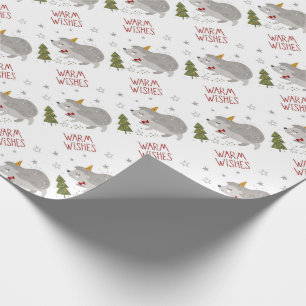Warm Wishes Christmas Wrapping Paper