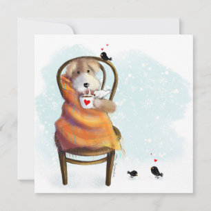Warm Wishes & Cozy Sips  Thank You Card