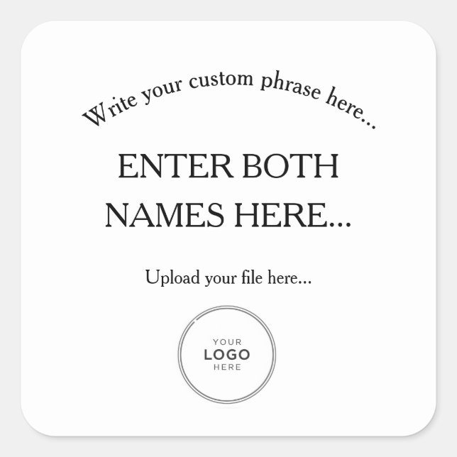 Warm Wishes – Custom Text Candle Label (Front)