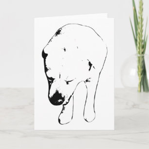 Warm Wishes from a Smiling Labrador Card