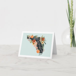 Warm Wishes From Florida Note Card   Mint